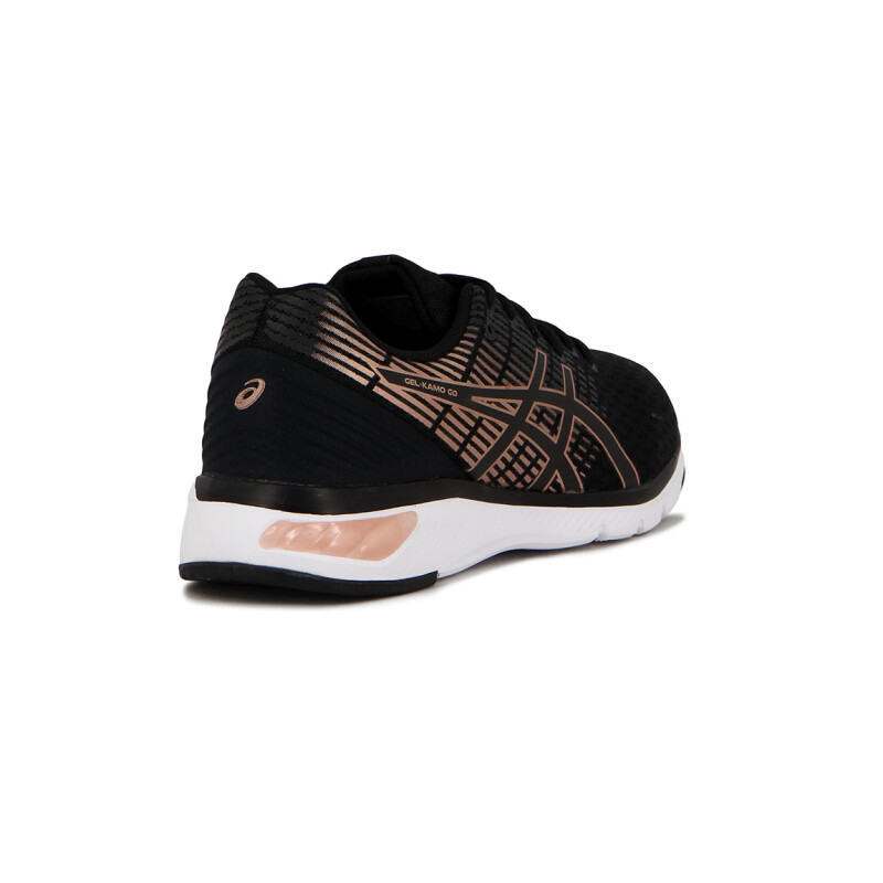 Championes Asics Gel-Kamo 2 Mujer Negro-Rosa Claro
