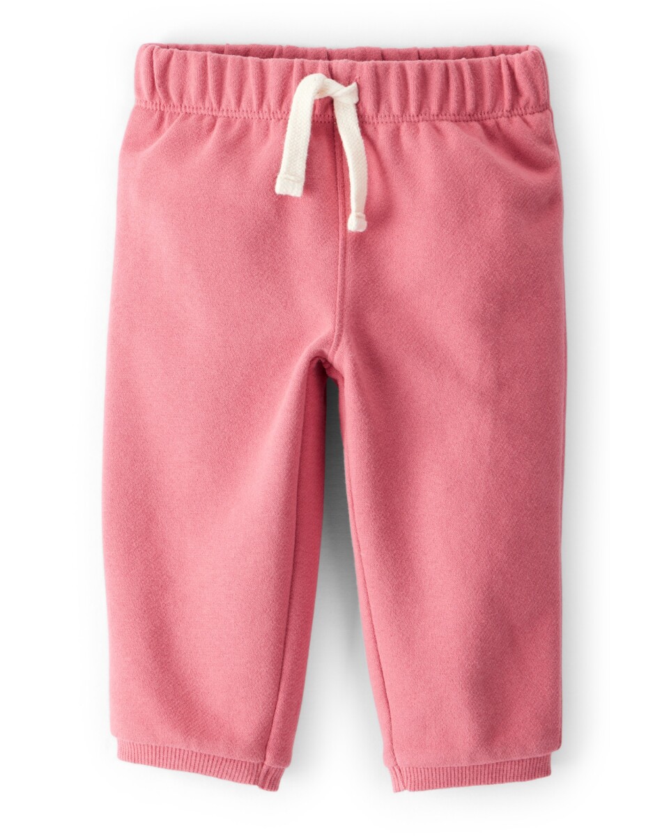 Pantalón deportivo de algodón, rosado 