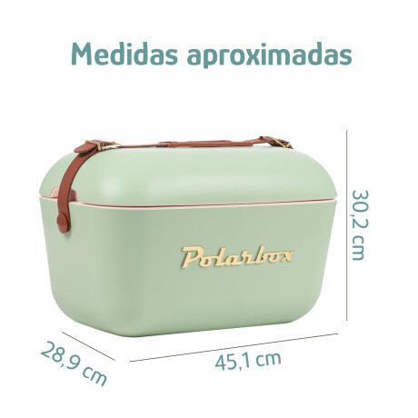 Conservadora Térmica Retro 20L Polarbox Playa Camping Viajes Olivagold