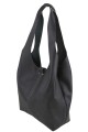 Tote Bag de Cuero Genuino Negro