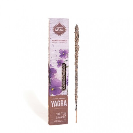INCIENSO YAGRA SAGRADA MADRE X6 Violeta/lavanda