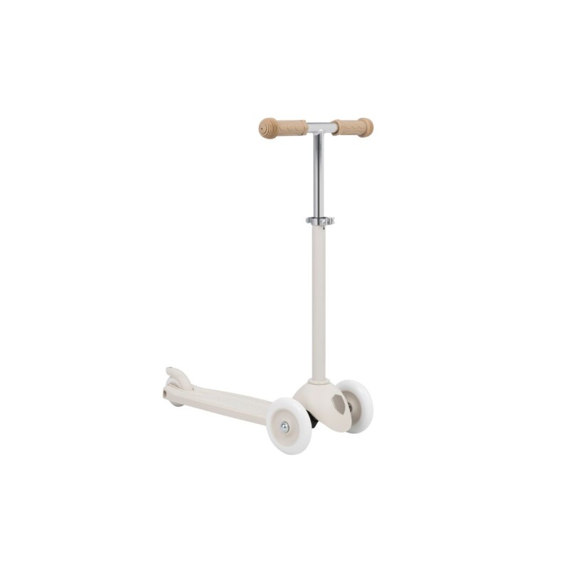 BW-ECO-SCOOTER-CC Monopatín Eco De Tres Ruedas +3 Banwood C/canasto - Ivory