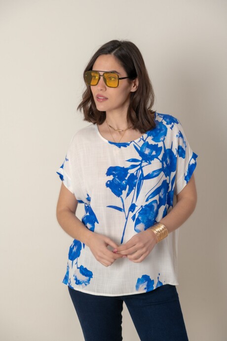 BLUSA NEREIDA Azul royal
