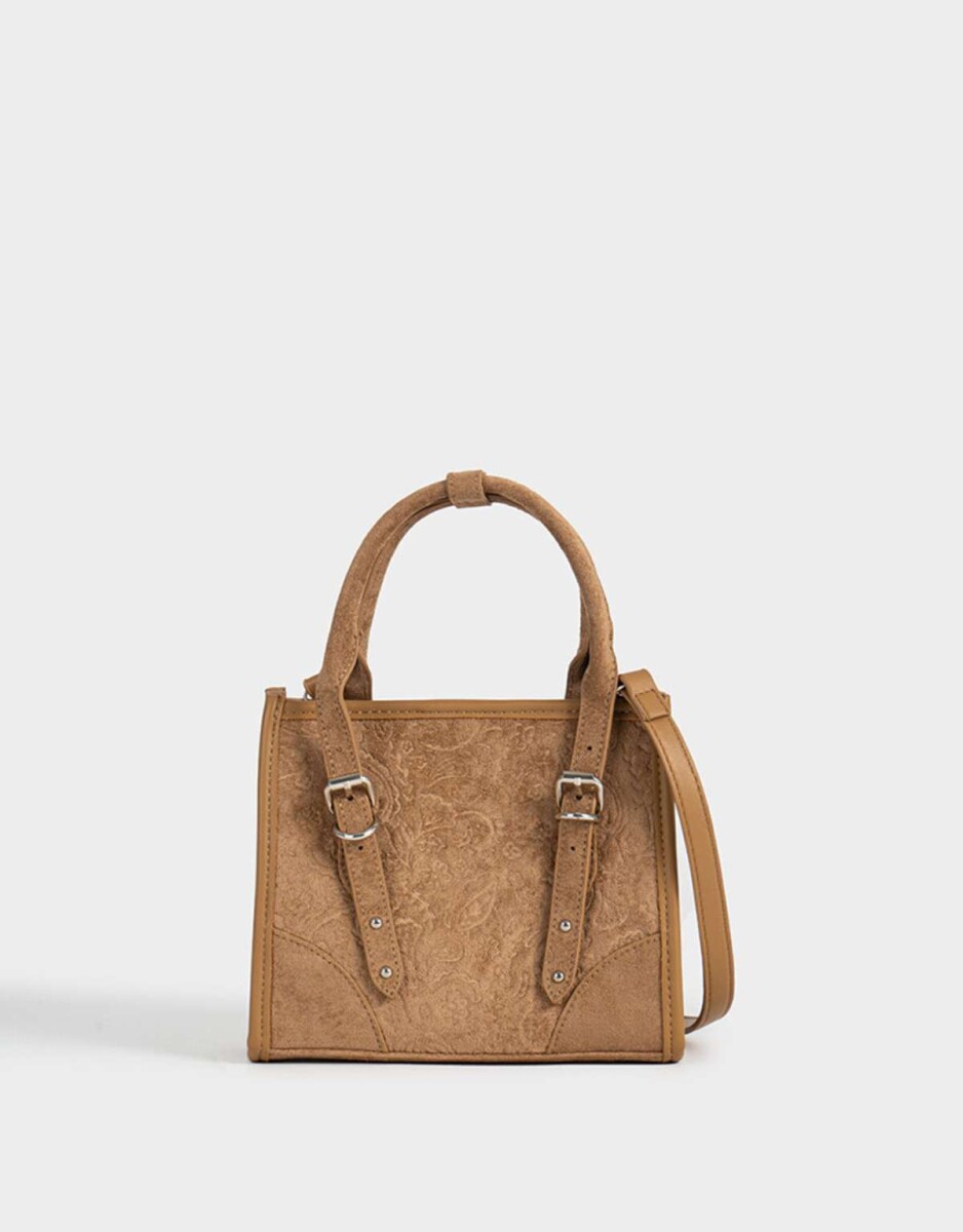 Cartera Mini City Chocolate - Marron Camel 