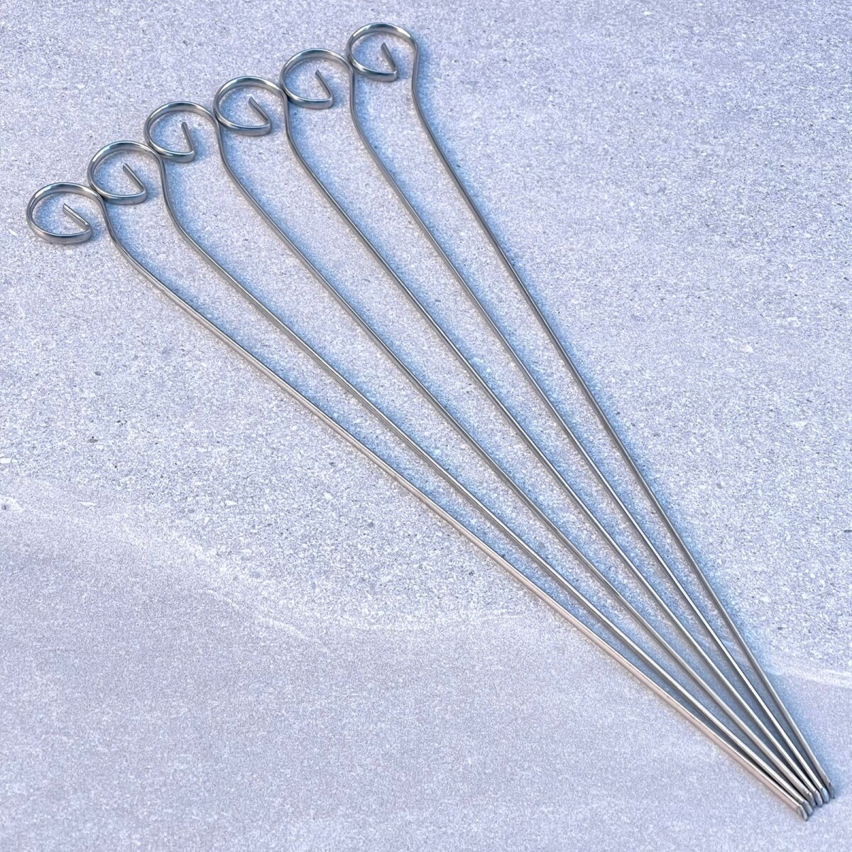 Pincho Brochetas Barbacoa Acero Homezaza 30cm 