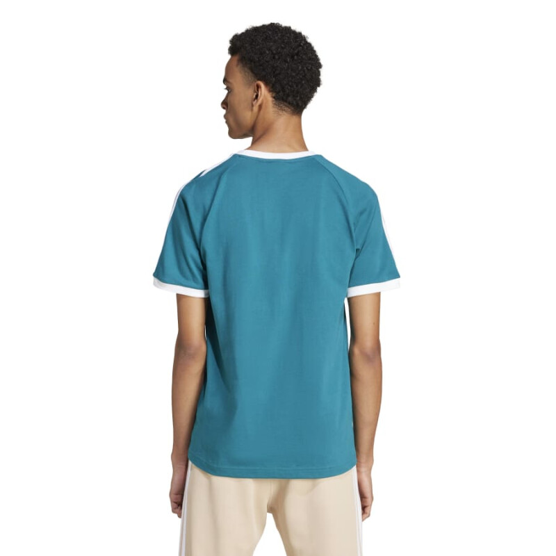 Remera Adidas 3-Stripes de Hombre - IZ2367 Celeste