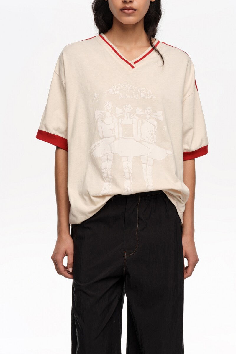 CAMISETA Marfil