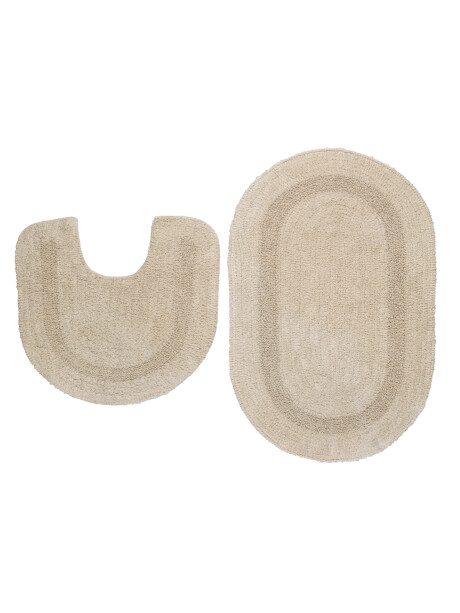 Juego alfombra baño LERDALA 2u beige Juego alfombra baño LERDALA 2u beige