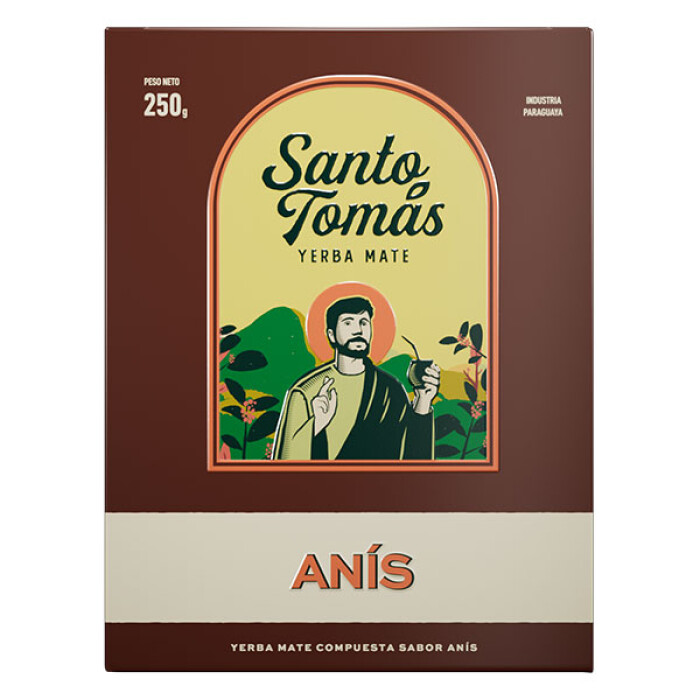 YERBA MATE ANIS SANTO TOMAS X 250G única