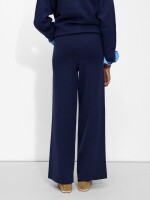 Pantalón De Punto azul-marino