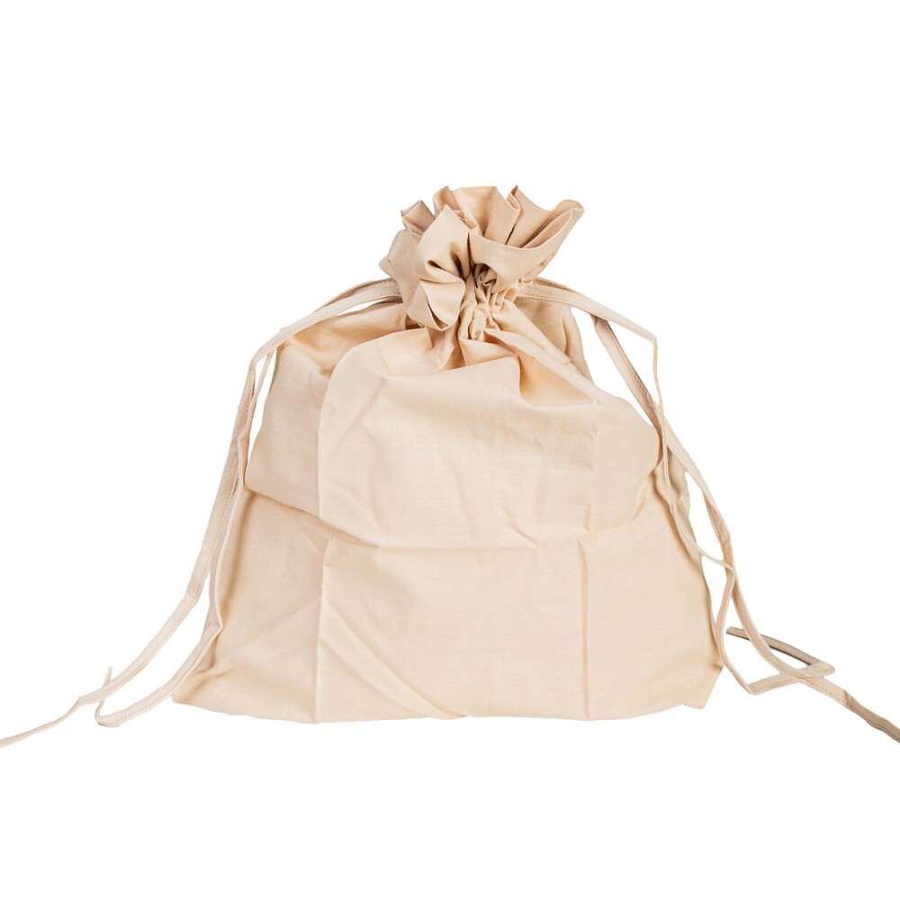 ORGANIZADOR DE VIAJE ALGODON NATURAL-BEIGE PLEGABLE