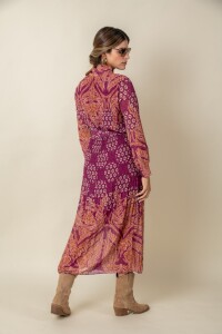 VESTIDO VIOLETA PERSA Magenta