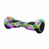 Skate Electrico Hoverboard Gogreen Musica Bt Luces Patineta Diseño Flores