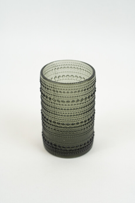 Vaso Mandalay Alto Gris