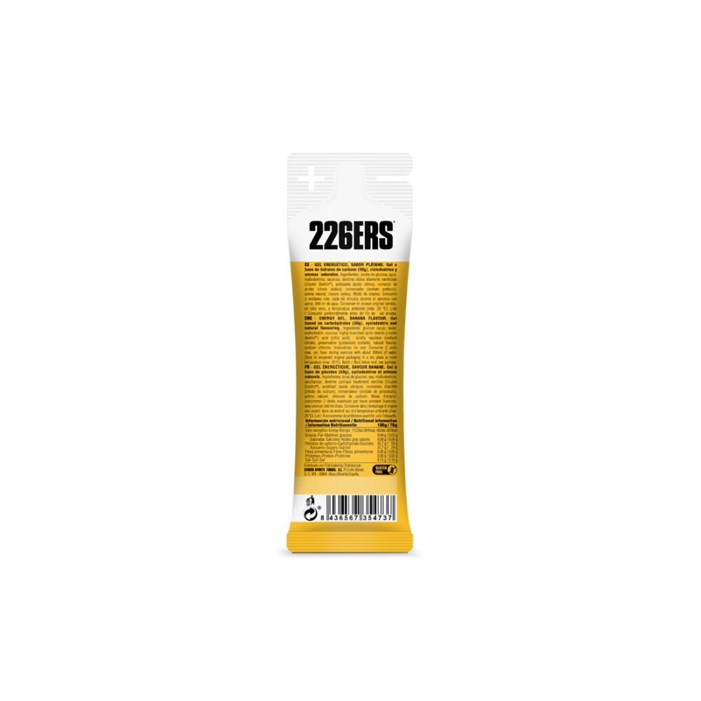 Gel Energizante Para Correr - Banana Banana