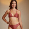 Top+bikini Twist Rosa Oscuro