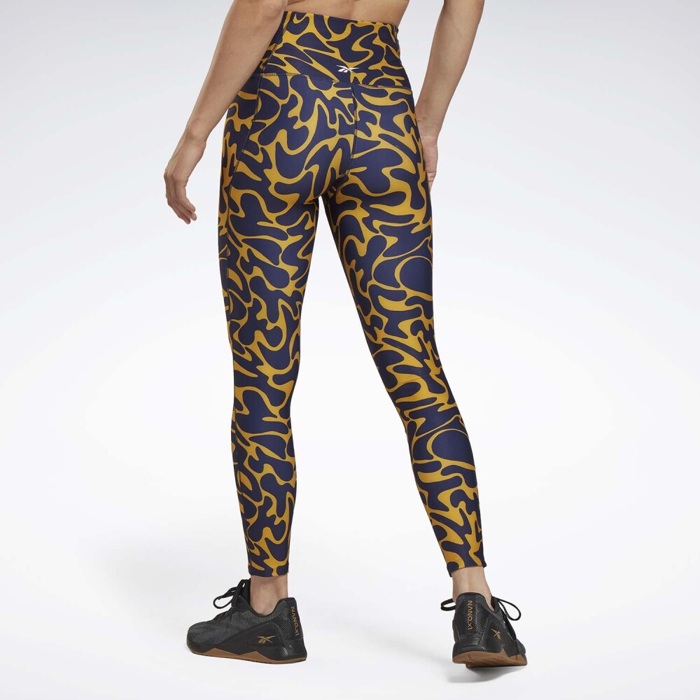 Wor Aop Tight - Mujer Print Ocre