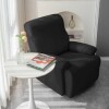 Funda sillón reclinable 1 cuerpo lisa negro