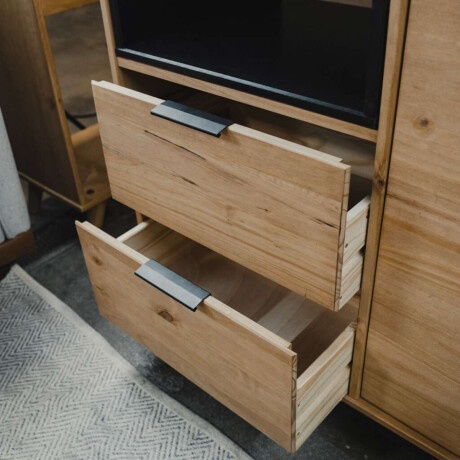Aparador Bargueao Rack Madera Maciza Denise
