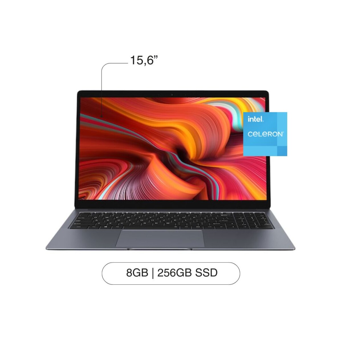 Notebook CHUWI Aerobook 15,6' FHD 256GB / 8GB RAM Intel Core I5-6287U W11 