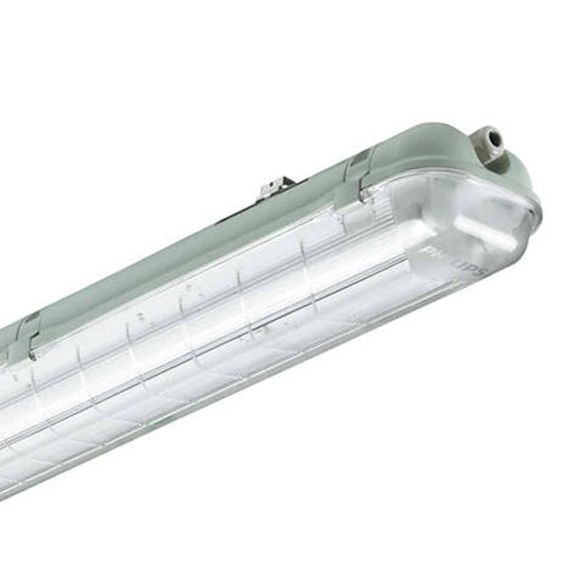Luminaria estanca modelo ACQUA con equipo, para dos tubos TLD/36W - PH9038 