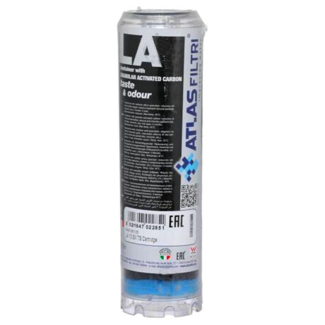 Repuesto filtro carbón granular recargable 10" LA SX Repuesto filtro carbón granular recargable 10" LA SX