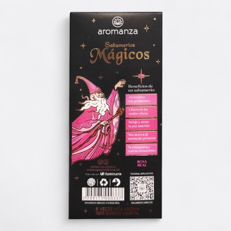 Incienso Linea Sahumerios Mágicos Aromanza Rosa Real