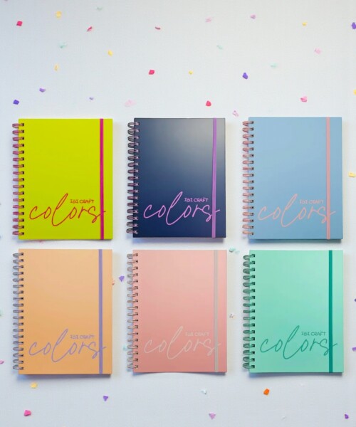 Cuadernos ibi craft "colors", t.dura, 177x220mm, 150 h., c/esp. Cuadernos ibi craft "colors", t.dura, 177x220mm, 150 h., c/esp.