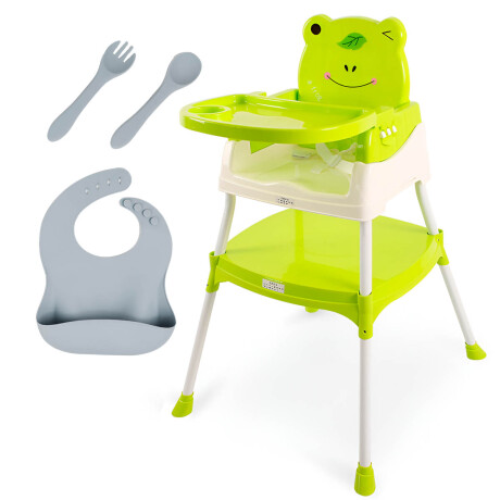 Silla De Comer Para Bebe Multiuso Tres En 1 Mesa Y Silla Verde