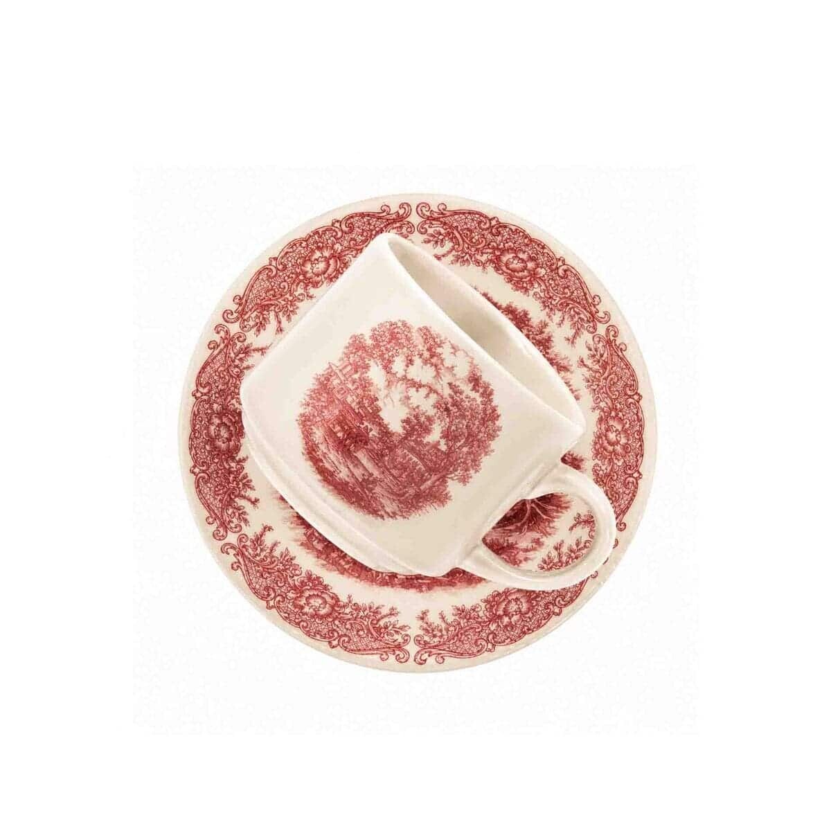 Taza te con plato Vilarejo 200 ml BIONA 