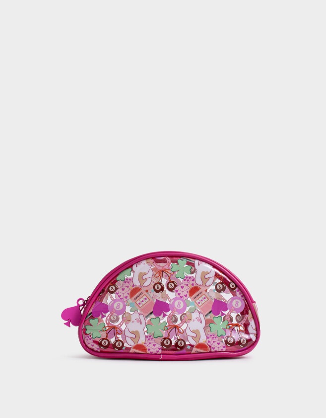 Cartucheras Cartuchera Transparente Estampada - Combinacion Multicolor