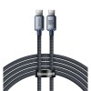 Cable Baseus USB-C / USB-C 2M 100W Crystal CAJY000701 Cable Baseus USB-C / USB-C 2M 100W Crystal CAJY000701