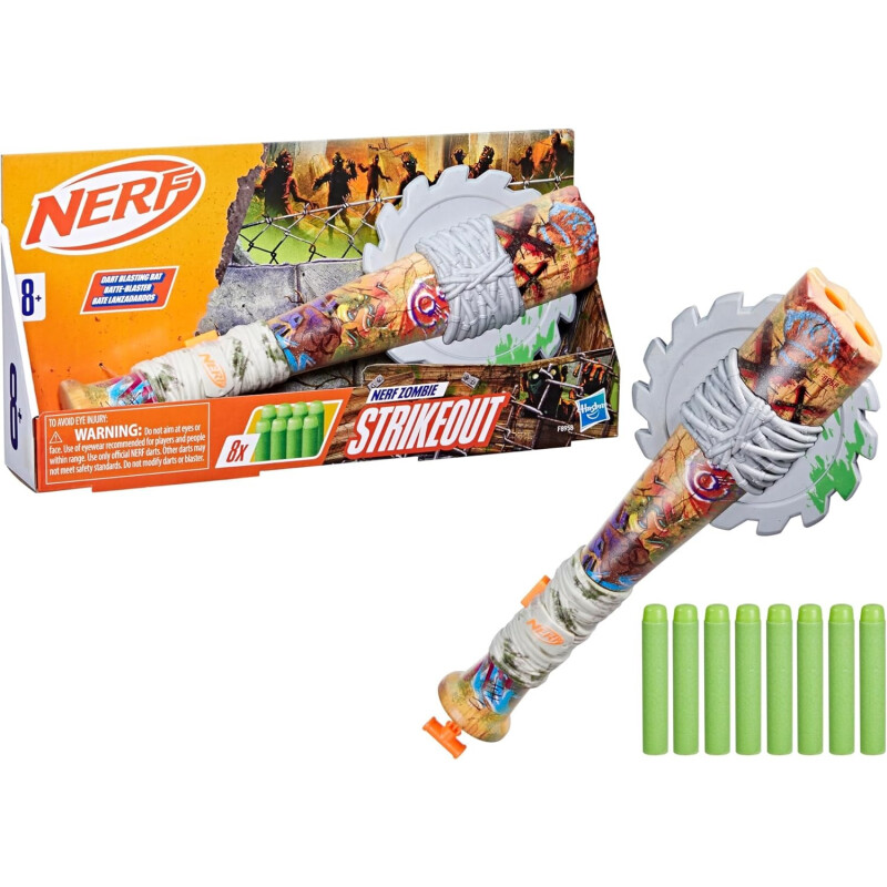 Nerf Zombie Strikeout, 8 Dardos Nerf Zombie Strikeout, 8 Dardos