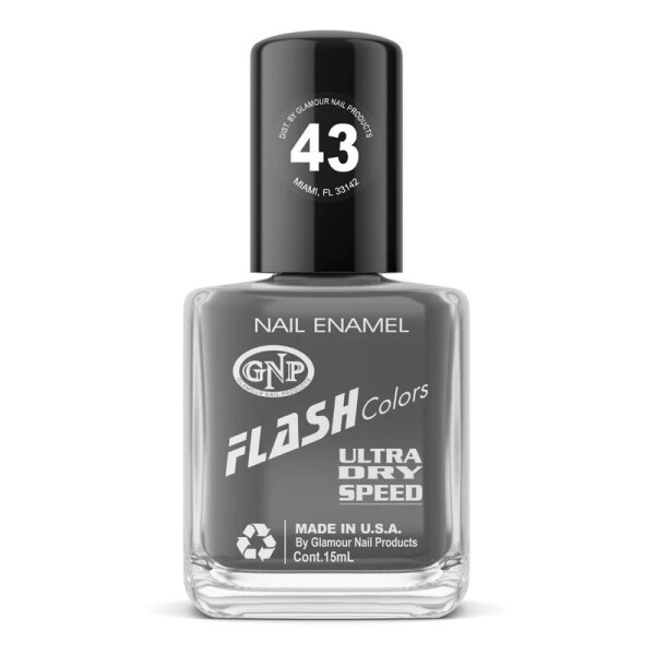 Esmalte de Uñas Cremoso Tono 43 Gris Cemento - GNP Esmalte de Uñas Cremoso Tono 43 Gris Cemento - GNP