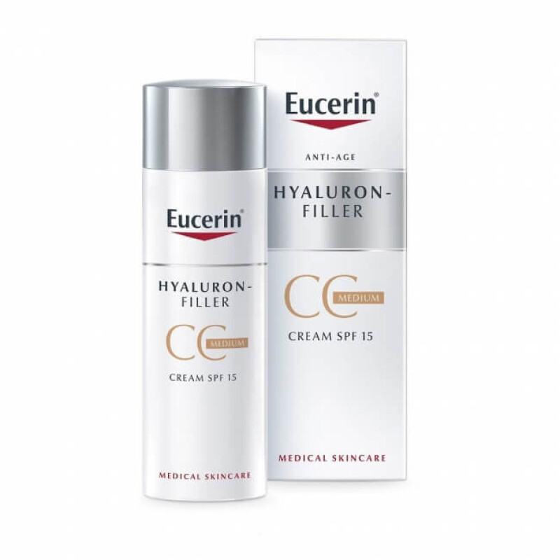 Eucerin Hyaluron-filler Cc Cream Medium 50 Ml. Eucerin Hyaluron-filler Cc Cream Medium 50 Ml.