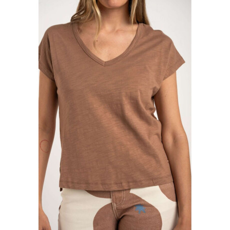 Remera Algod0n Falame Mocha