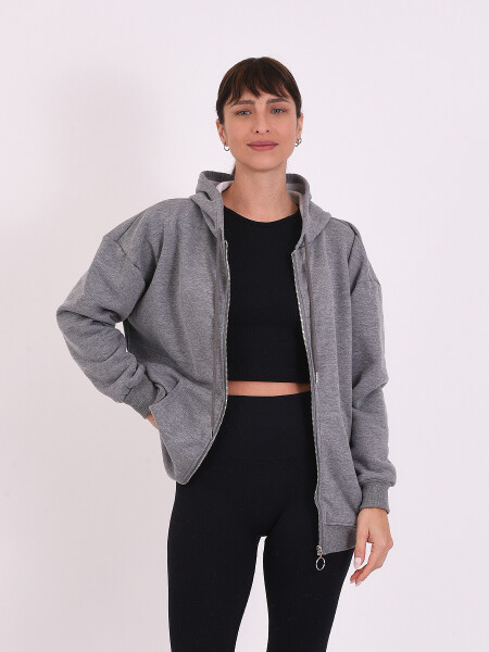 CAMPERA DEPORTIVA CATALINA GRIS CLARO