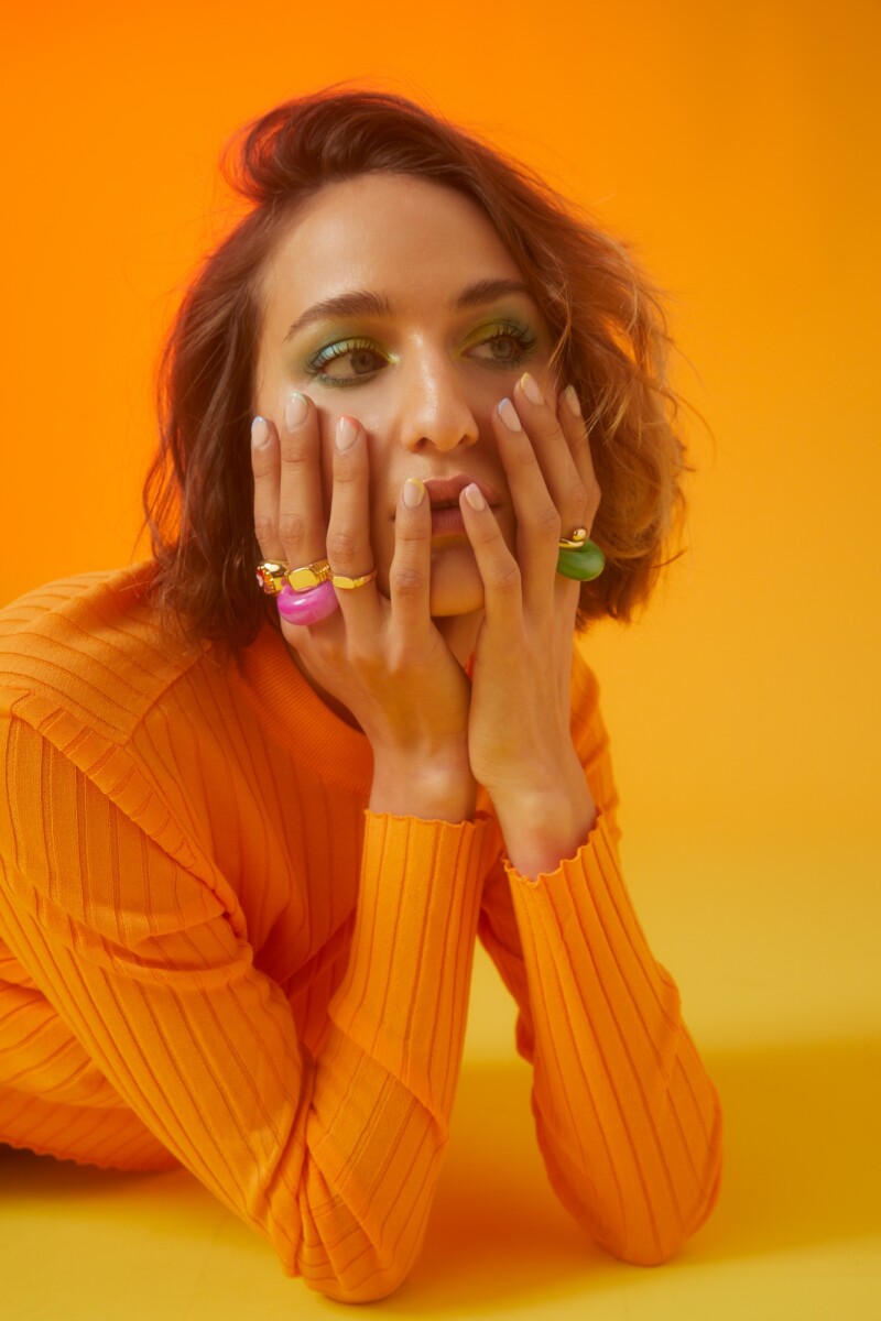 Set anillos - dorado 