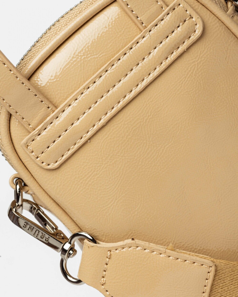 Porta Celular Baby Donna En Efecto Cuero Graneado Natural