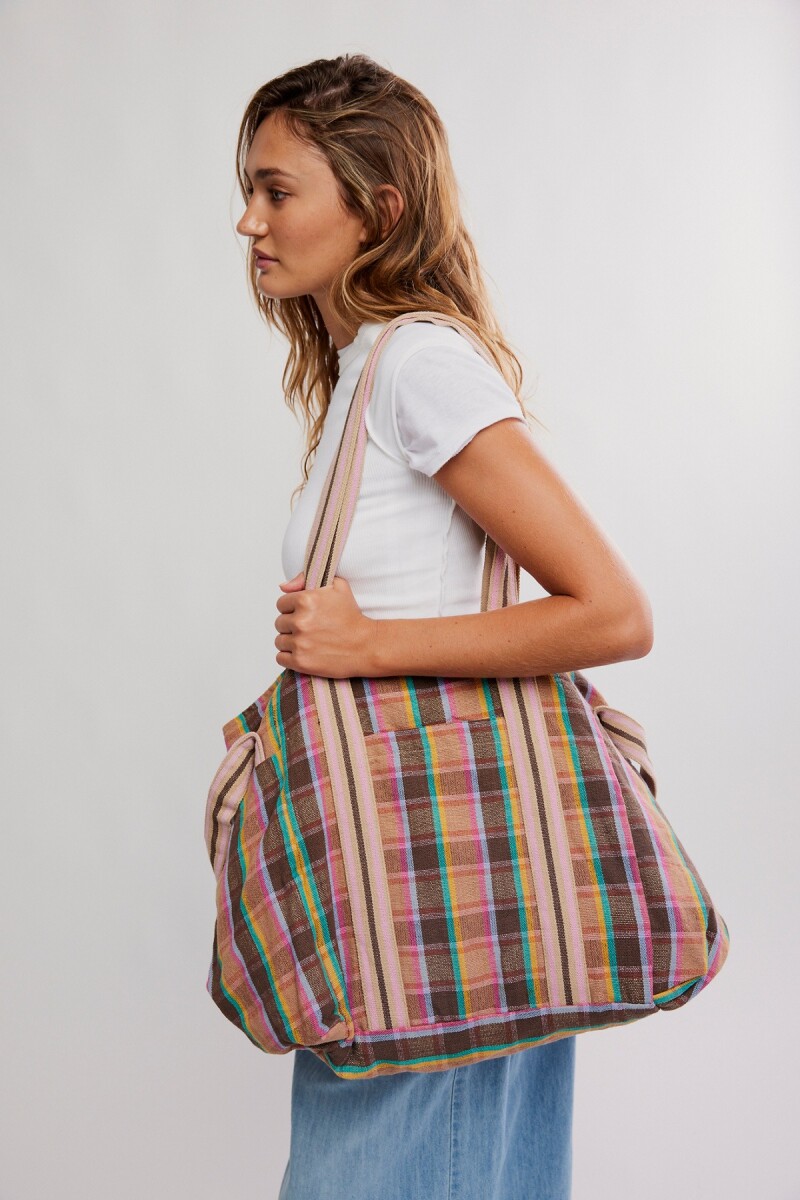 OKSANA MULTI PRINT TOTE Antilope