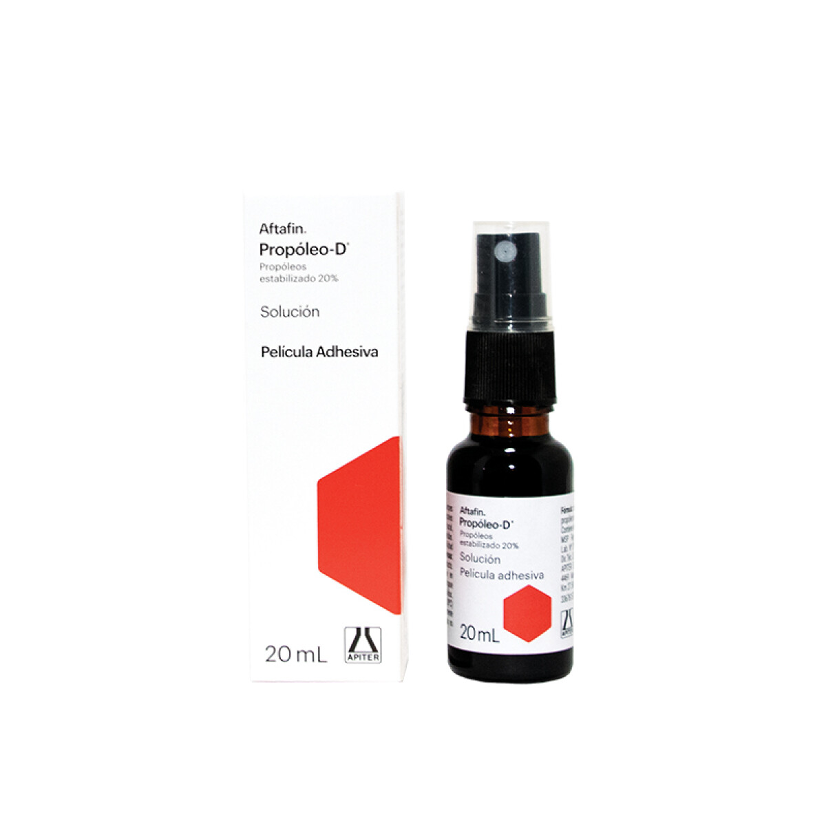 Aftafín Propóleo-D solución adhesiva - Spray 20 ml 