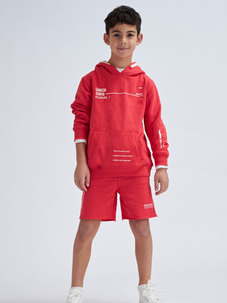 Short deportivo liviano California- Rojo