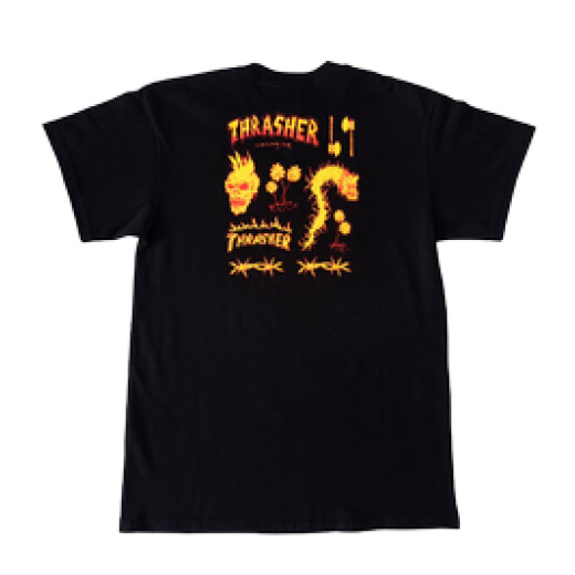 Remera Thrasher Esp Skecth - Negro Remera Thrasher Esp Skecth - Negro