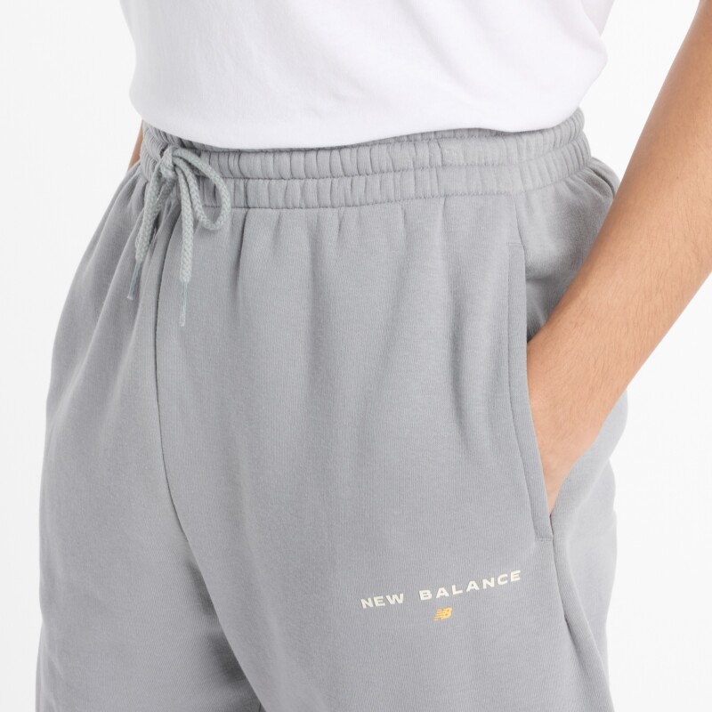 Pantalón New Balance de Hombre -Reimagined Fleece-MP51505YST GREY