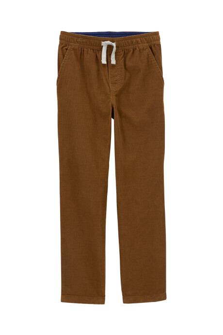 Pantalón de pana clásico, marrón Sin color