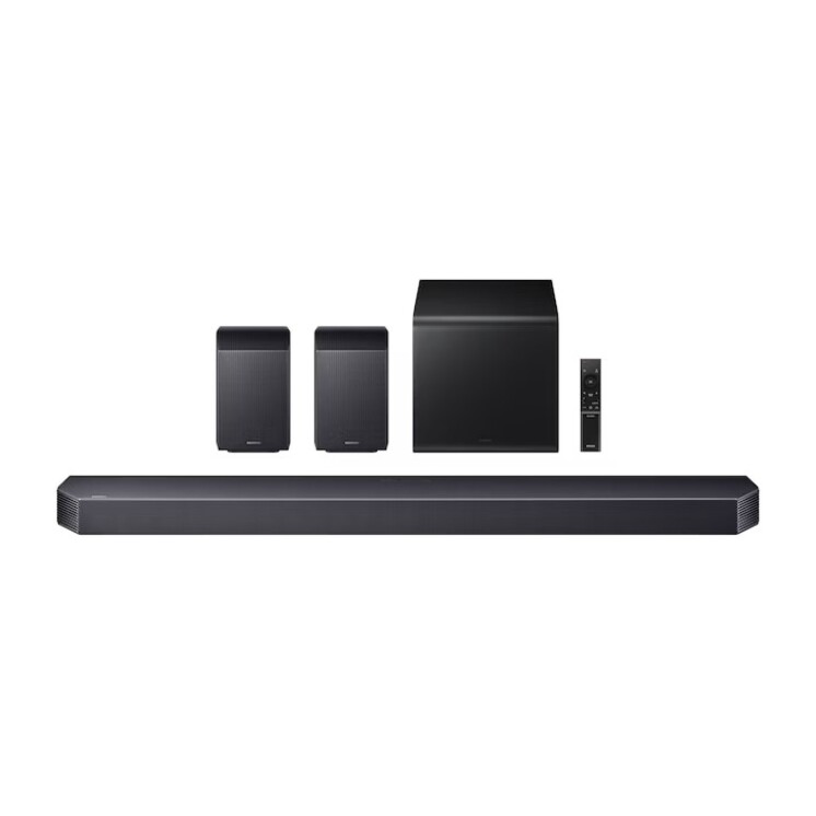 Barra de sonido Samsung HW-Q930F 9.1.4 ch Dolby Atmos con subwoofer y parlantes traseros (2025) Barra de sonido Samsung HW-Q930F 9.1.4 ch Dolby Atmos con subwoofer y parlantes traseros (2025)