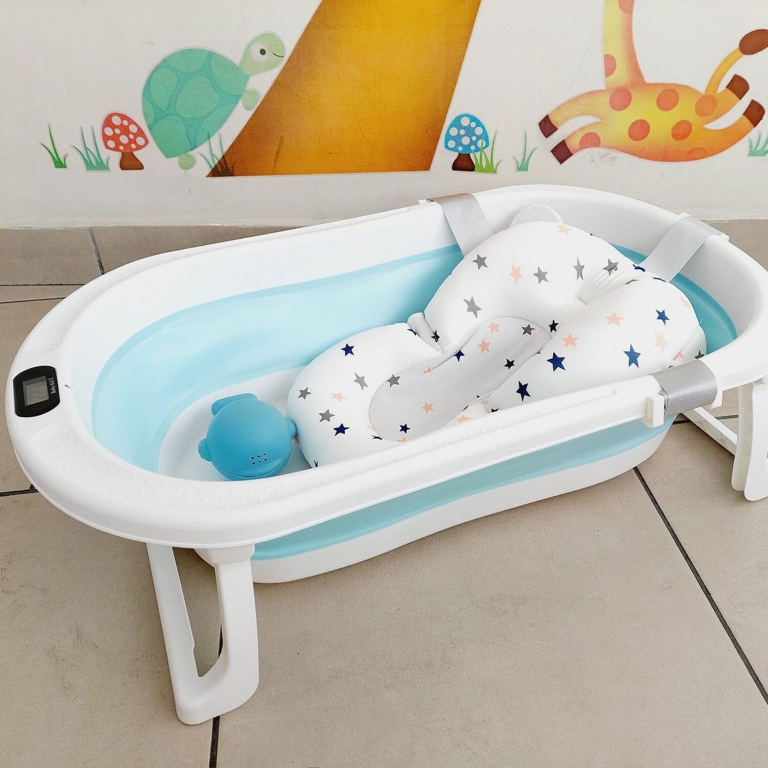 juego de lavado de bañera para bebé con silla de baño/bañera de plástico  para bebé con asiento