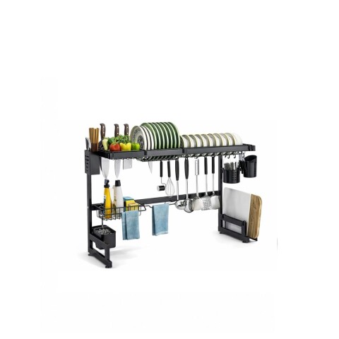 Escurridor para pileta negro mate 86cm Escurridor Para Pileta Negro Mate 86cm