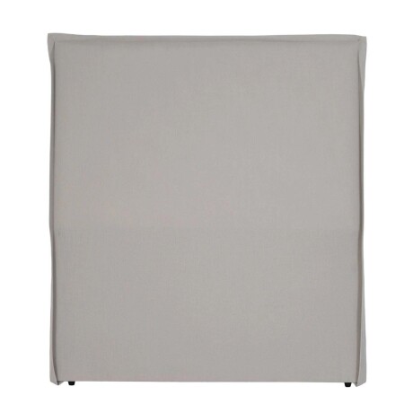 RESPALDO 1 1/2 PLAZA TELA GRIS ZOE