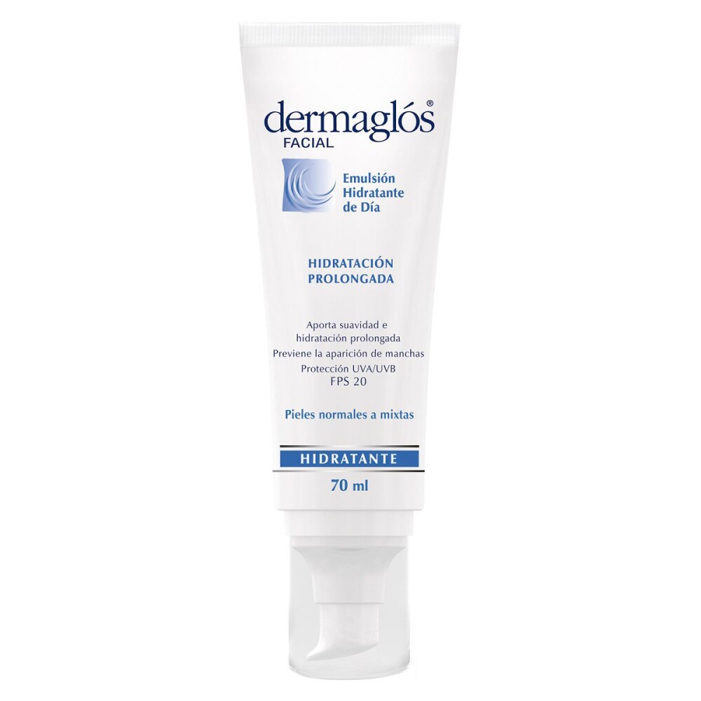 DERMAGLOS FACIAL EMUL+HID.DIA SPF20 70ML única